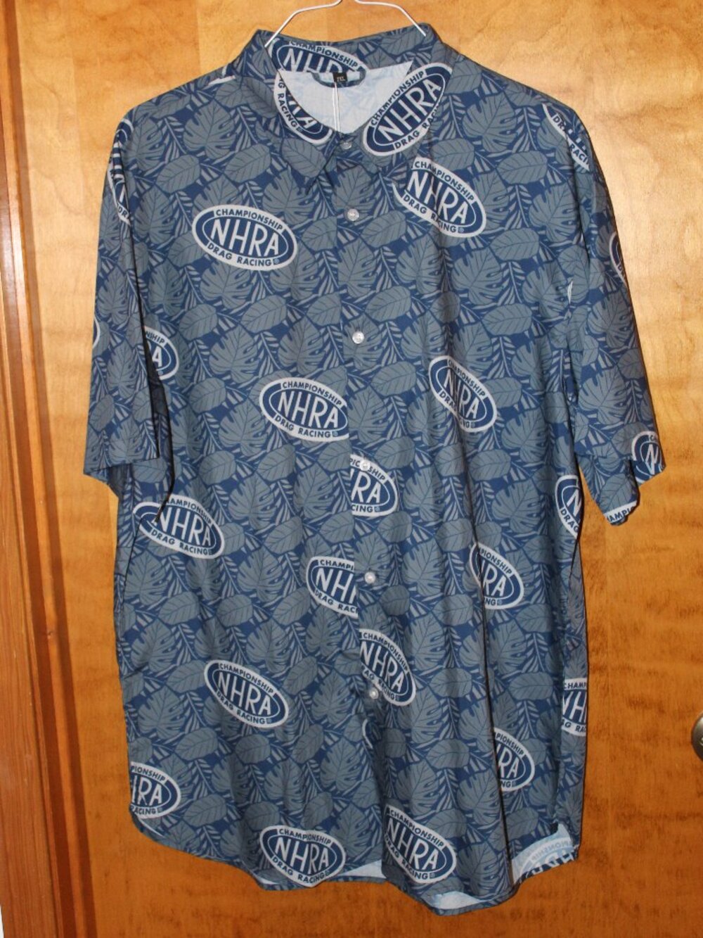 NHRA Dragrace Short Sleeve Polo Shirt Mens Size 2XL